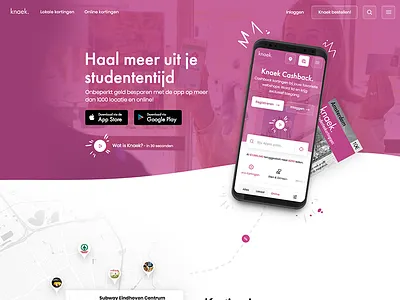 Design for student discount app app clean design minimal purple responsive story ui ui design ux design website