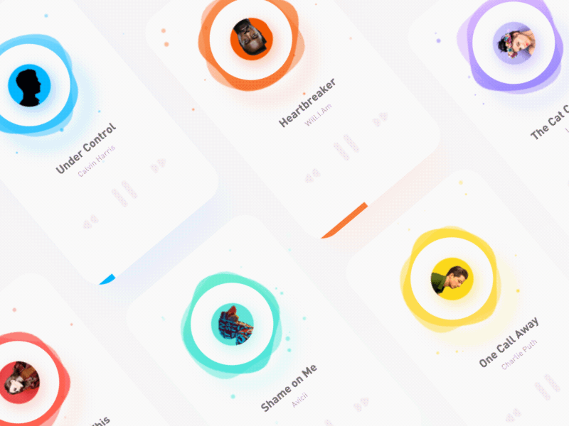 Daily UI & Music Play Animation