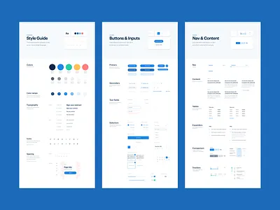 ODS v1 Consumer Design System buttons design system grid system nav style guide
