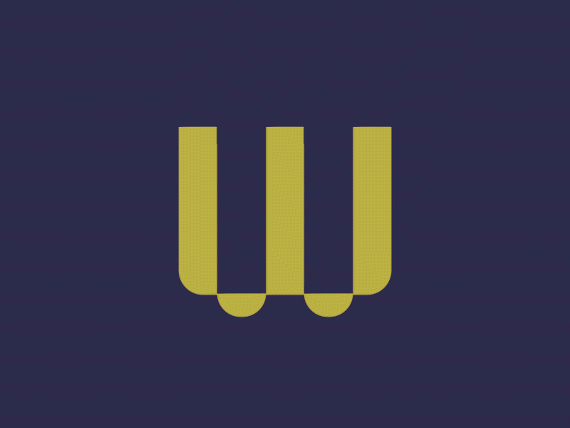 W 36daysoftype after effects animation design flat illustration movie sketch typography vector