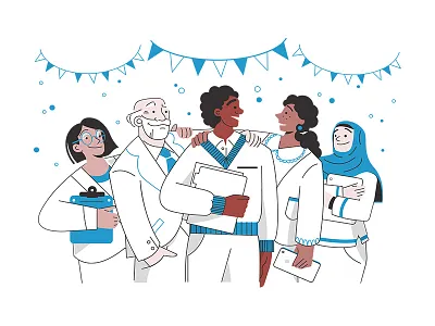 Hiring & Growth article character design editorial graphic gusto illustration office peeps vector