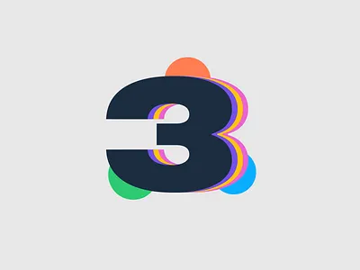 3 - THREE 3 3 three 36 days 36days 3 36days adobe 36daysoftype 36daysoftype06 after affects contest design flowtuts illustration