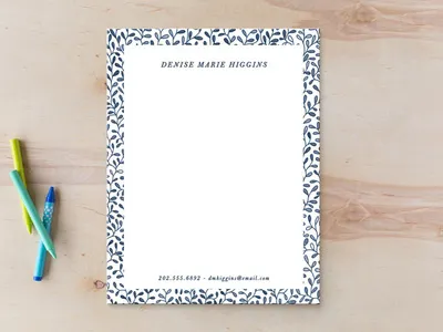 Leaf by Leaf for Minted botanical custom stationery leaf leaves minted note personal stationery personalized stationery stationery