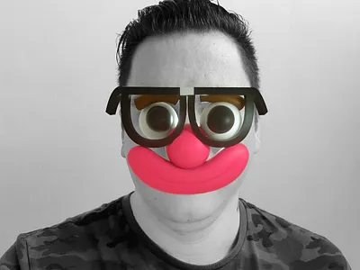 Selfie 3d 3d art illustration