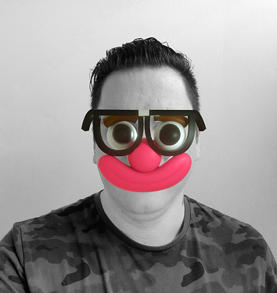 Selfie 3d 3d art illustration