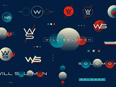 Will Solomon | Blue Earth, White Sun, Red Mars badges branding earth logo mars monogram planet space star sun typogaphy
