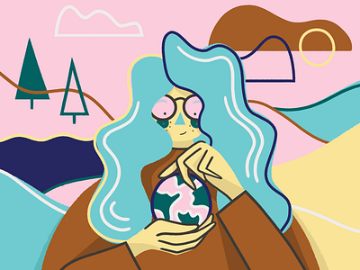 Big changes bold botanical bright character design characterdesign colourful design digitalillustration editorial gritty illustration illustrator kyle webster patterns photoshop photoshop brush shapes symmetry textures wacky
