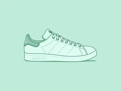 Stan Smiths adidas adobe illustrator adobe illustrator cc design graphic design illustration sneakers stan smith trainers vector