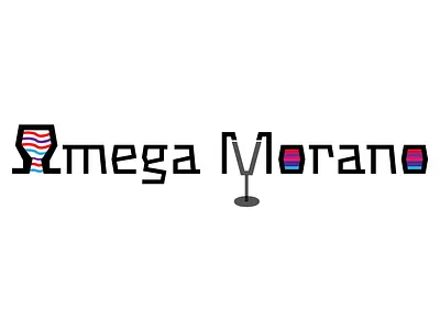 Shop that sell morano glass branding clean creative design flat icon illustrator lettering logo logo 2d type typography