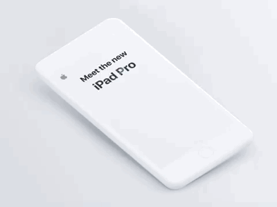 iPad Pro Shopping Prototype app apple buy clean flux invision studio ipad pro iphone light prototype ui