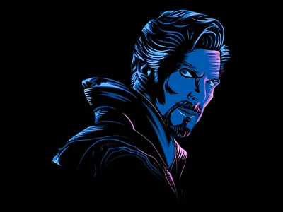 Dr. Strange adobe illustrator ai avengers avengersendgame design graphite illustration marvel vector