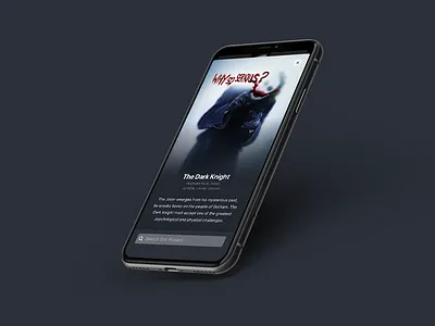 Movie Info Screen app blis film info ios iphone movie page profile screen