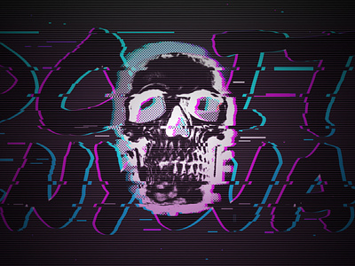 Glitch "Do It Anyway" Wallpaper design glitch glitch effect halftone illustration illustration art director design typogr wallpaper wallpapers