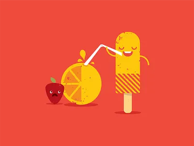 Tragic Fruit Illustration fruit illustration vector