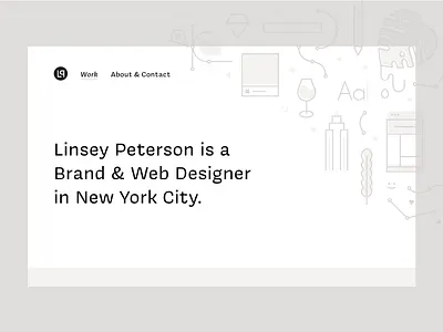 Updated Portfolio brand design branding cute design freelance freelance design illustration launch minimal portfolio typography vector web design website
