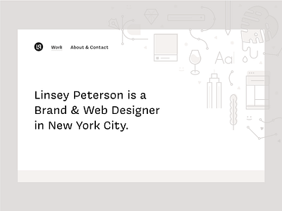 Updated Portfolio brand design branding cute design freelance freelance design illustration launch minimal portfolio typography vector web design website