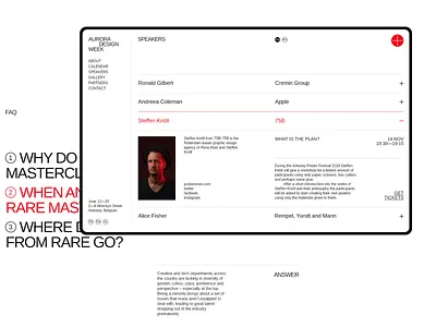Aurora Events Design Kit accidental adobe xd brutalist list list ui minimal minimalism promo page template typogaphy ui ui component ui elements ui kit ui kits ui8 uiux uiuxdesign web template web typography