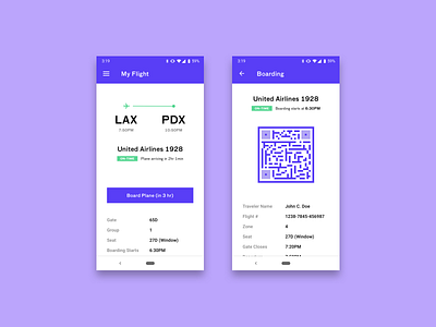 Day 24 - Boarding Pass airplane boardingpass dailyui dailyui024