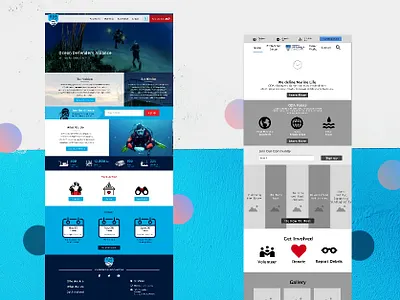 Nonprofit Landing Page Redesign hi fi landing page design prototype ui component ux design website wireframe