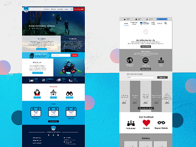 Nonprofit Landing Page Redesign hi fi landing page design prototype ui component ux design website wireframe