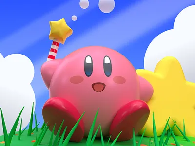 Kirby cinema 4d octane