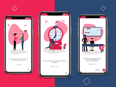 Metoo adobe xd design illustration ui