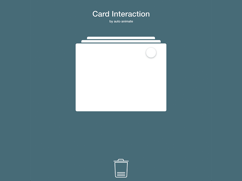 Card Auto Animate adobe animate animation card interaction concept interaction animation ux ui xd xddailychallenge
