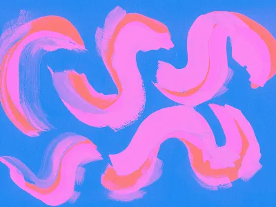 swarm gouache paintings study texture