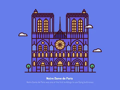 Notre Dame de Paris illustration
