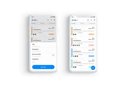 Task reminder app app concept ios 10 reminder app ui ux design