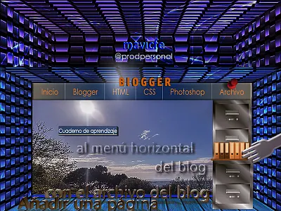 Archive Page In Blogger Navbar archive page article blog blog design blogger blogging blogspot color composition design graphic design infographic mavicfe navbar navigation bar photography photoshop prodpersonal text shadow web design