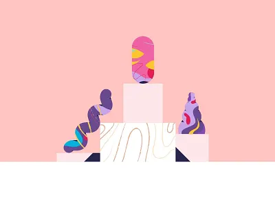 Abstract abstract abstract art abstract colors adobe editorial illustration