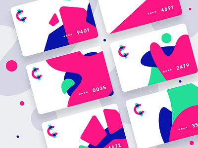 Courage Online Credit Cards 2d 2d illustration app branding credit card design flat graphic design icon icon design identity illustration illustration design illustrator logo minimal payment typography vector