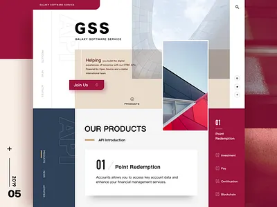 New Project Design Concept concept design grid landing page layout modern ui web
