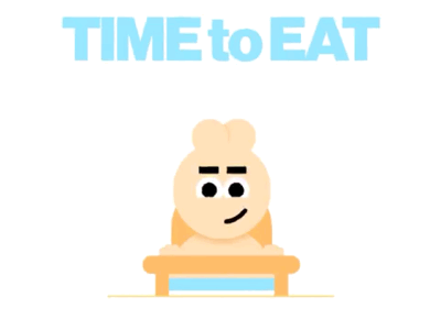 TimetoEat 2d 2damation adobe aftereffect animation baby babyfood eat funny