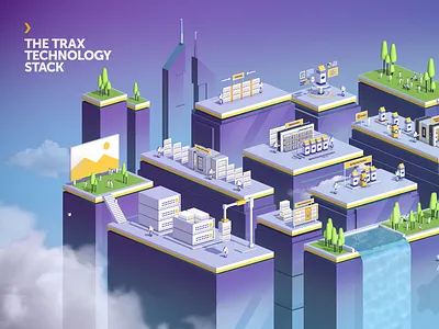Smart Retail city analytics app artificial intelligence artificialintelligence branding cloud control data digital 3d hightech machine learning retail stack startup tech technology