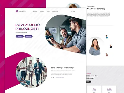 PlanetGV branding clean design front page landing page minimalistic page simple typography ui ux visual design web web page website