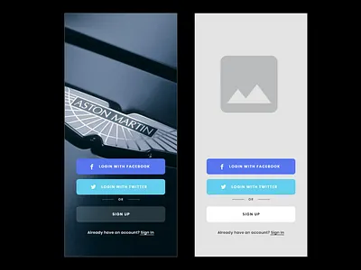 Cape UI Kit | Adobe XD | Login Screen adobe xd app concept design inspiration interaction interface design madewithxd minimal ui user interface