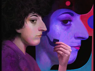 Pipe Boy - book illustration bookillustration colorful digital 2d digitalart digitalpainting editorial fantasy graphic illustration novel portrait shapes smoking