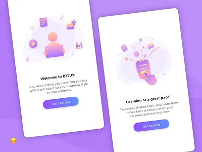 Get Started design illustration ui ux vector