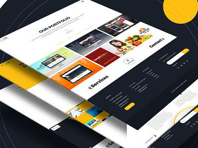 agency portfolio design home portfolio startup website