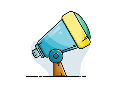 Telescope! app art clean design flat graphic design illustration minimal stroke icon stroke illustration ui ux vector vector artwork