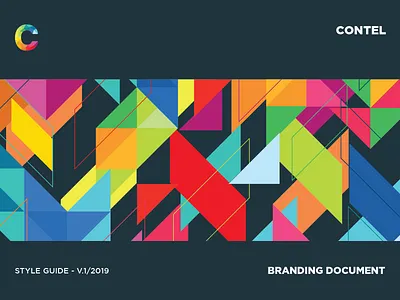 Contel Brand Book brand brand design brand identity design branding design guidelines logo logo design branding style style guide style guides