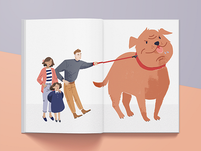 Children's book drawing animal drawing children book children book illustration cute design digital illustration dog illustration