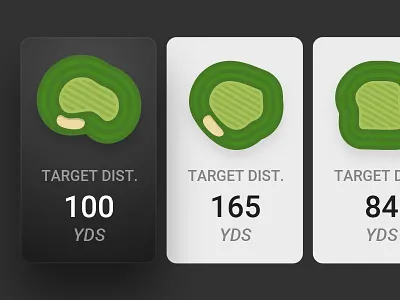 Target Selection Detail golf ios mobile mobile app sketch sports ui ux vector