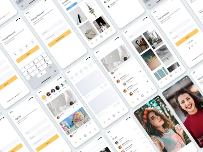 Ainos Social App UI/UX Kit social app social media social media app ui ui kit ui pack ux