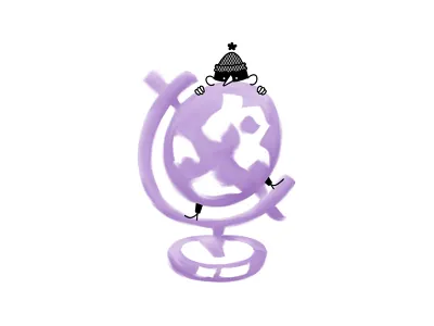 Mr. Big Time burglar editorial globe illustration thief viktor