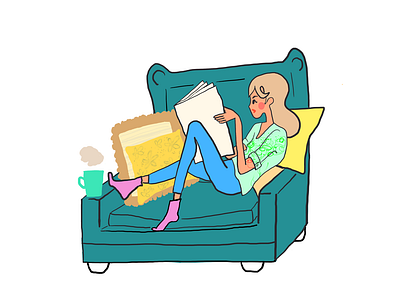 Green Chair adobe article book art book illustration cartoon character design childrens book comics editorial illustration fashion fun illustration illustrator lifestyle magazine storyteller