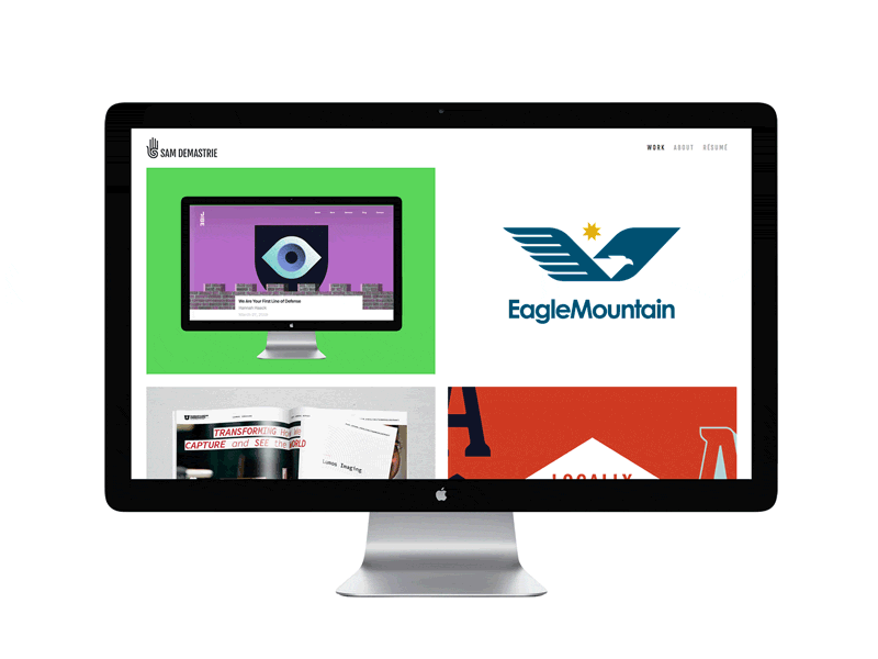 I have a website! black branding design illustration logo mockup squarespace utah website