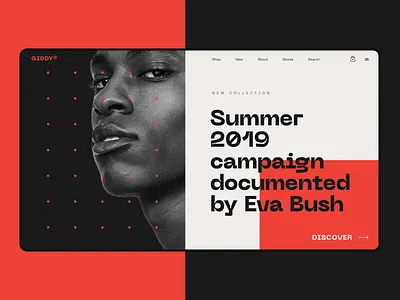 Fashion Ecommerce Website contrast design design studio ecommerce ecommerce design fashion graphic design interaction interface online store shop typography ui user experience user interface ux web web design web page website